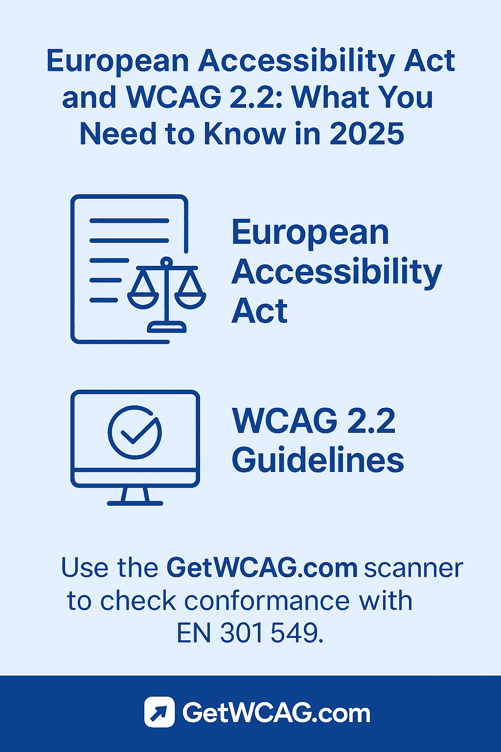 European Accessibility Act and WCAG 2.2: What You Need to Know in 2025